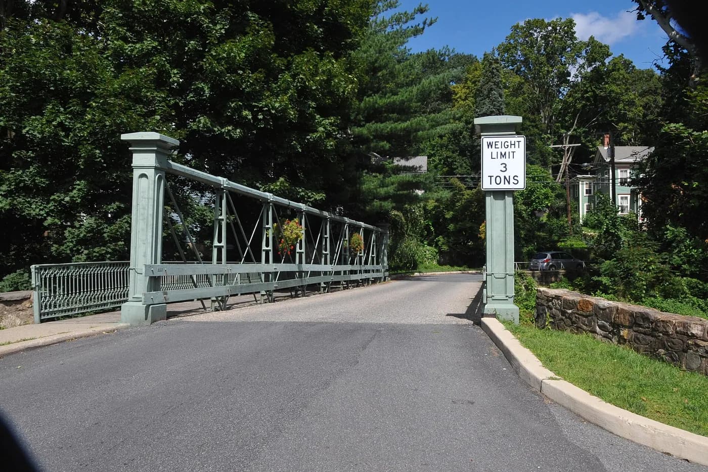 The Glen Gardner pony Pratt truss bridge in Hunterdon County, New Jersey