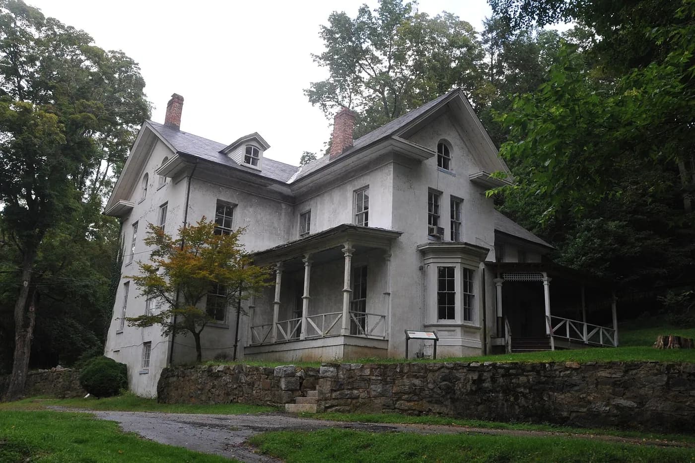 The historic Solitude House in High Bridge, New Jersey