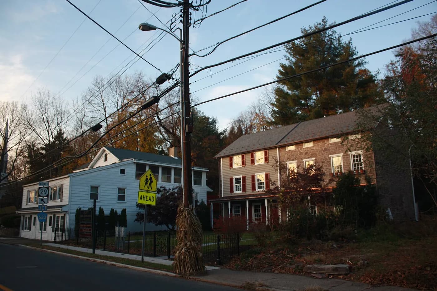 Main Street through the borough of Stockton, New Jersey