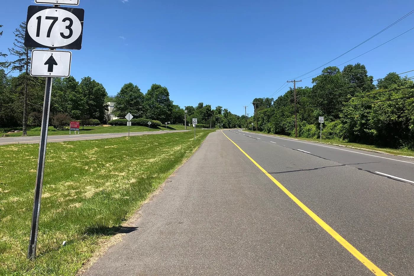 Route 173 (Old Highway 22) through Union Township, New Jersey